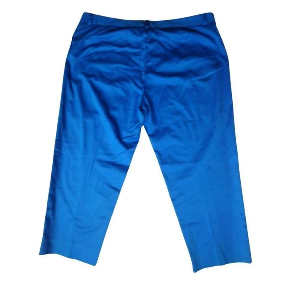 Stretch Capris Jones New York Signature Woman Blue 18W Excellent Condition - Picture 3 of 5